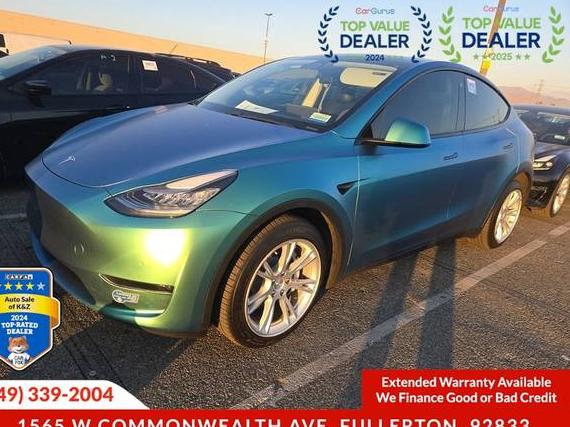 TESLA MODEL Y 2021 5YJYGDEE0MF071295 image